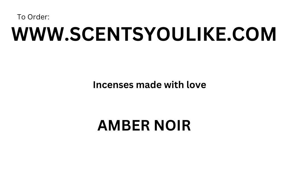 Amber Noir Incenses